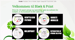 Desktop Screenshot of blaekogprint.dk